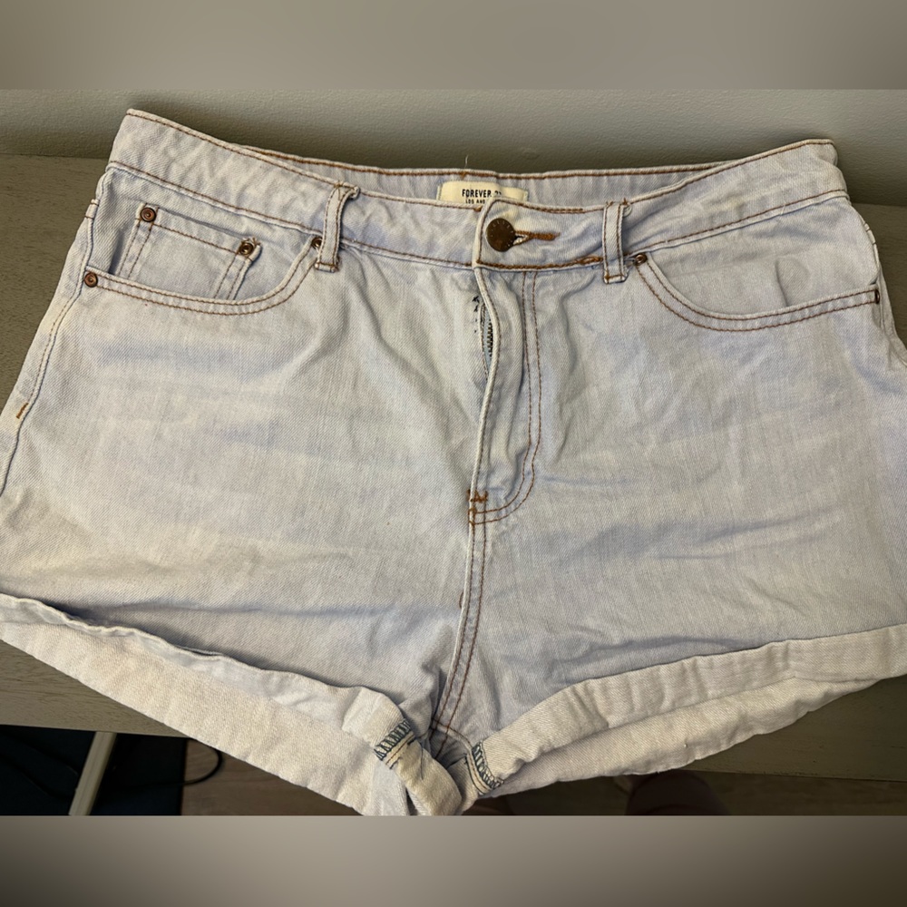 Forever 21 Highwaisted Jean Short